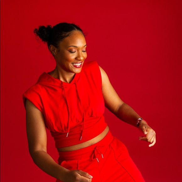 Athleisure two piece jogger set - Picture 2 of 2